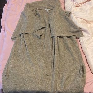 Cardigan with pockets , worn only twice , Color:Tan , Size: Medium